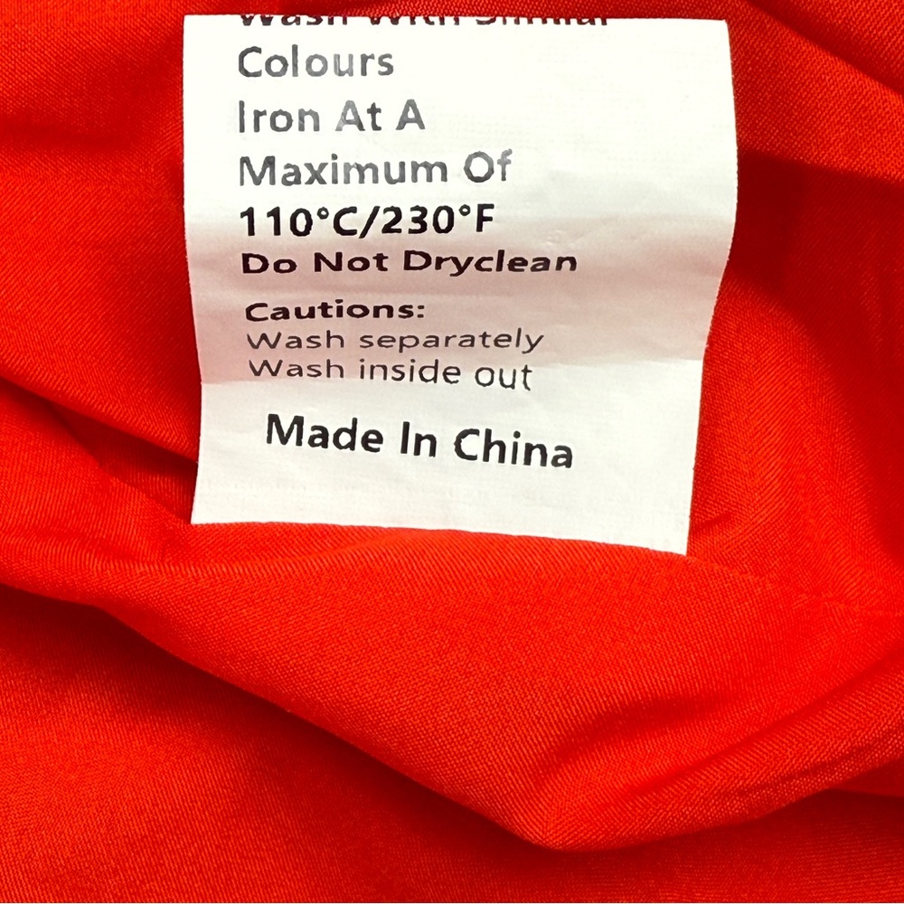 Commense Red Halter Collared Mini Dress - Picture 6 of 10